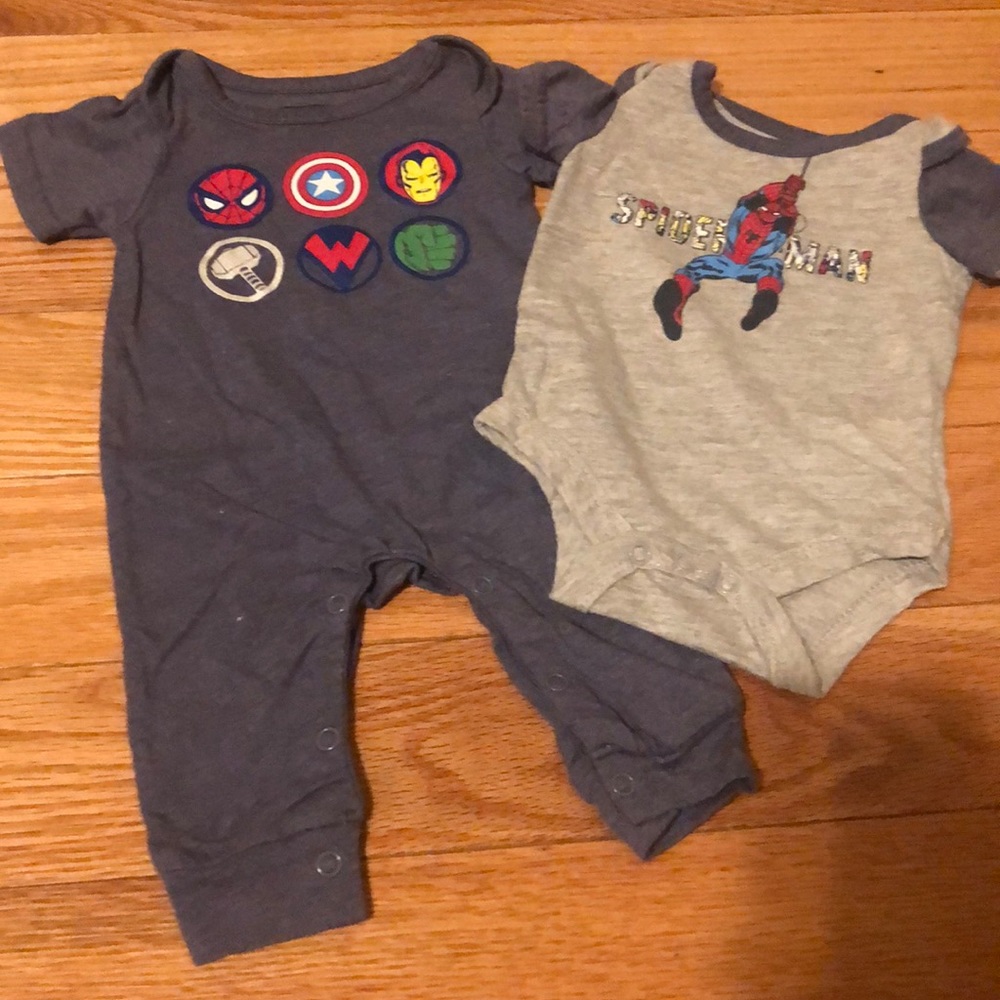 Marvel: romper and bodysuit